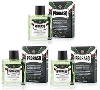 Proraso Pack de 3 lociones para después del afeitado Proraso Green de 100 ml.