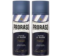 Proraso Proraso Blue Shaving Foam - Espuma de afeitar (2 unidades, 400 ml)