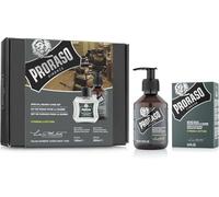 Proraso Set Cypress & Vetyver, Champú 200 ml y Bálsamo para Barba 100 ml | Aroma Ciprés y Bergamota, Limpieza Suave, Hidratante, Sin Parabenos o Siliconas, Dermatológicamente Probado, Made in Italy