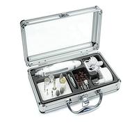 Prorelax set de manicura/pedicura DELUXE | Mujeres/Hombres | Cuidado profesional de manos y pies | 15 accesorios de de acero quirúrgico | Con luz LED