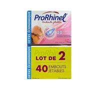 Prorhinel Boquillas Desechables Aspirador Nasal Bebés 2x20boquillas