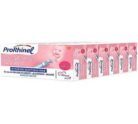 Prorhinel Lot de 6 Sérums Physiologiques. Hygiène Quotidienne pour Nez Sec ou Irrité, Allergie et Rhume. 180 Unidoses. Fabriqué en France