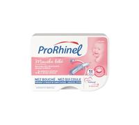 Prorhinel Mouche Bébé Manuel Ergonomique, Sûr et Hygiénique, Réduit Le Risque De Sinusites et Otites, Fabriqué en France, 2 Unité