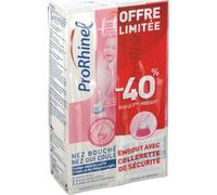 Prorhinel Spray Nasal Pour Nez Bouché, Nez Qui Coule, Nez Congestionné, Pour Nourrissons et Jeunes Enfants, Lot de 2x100ml