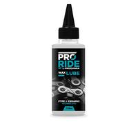 PRORIDE Wet Lube - Lubricante cadena bicicleta - Lubricante humedo con PTFE - Antidesgaste, antifricción, antioxidante - 150 ml, Verdoso