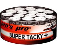 Pro's Pro Super Tacky Plus Overgrip - Paquete de 30 unidades (blanco)