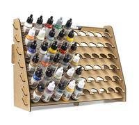 PROSCALE Organizador de pinturas de pared modelismo y miniaturas Kit paint rack vertical 26 mm dropper Mesa de trabajo taller bellas artes Compatible con Vallejo, Army Painter y AK