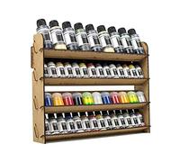 PROSCALE Organizador de pinturas de pared para modelismo y miniaturas Kit paint rack estanteria vertical Mesa de trabajo taller bellas artes Compatible con Vallejo, Citadel, Army Painter, AK, etc