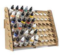 PROSCALE Organizador de pinturas de pared para modelismo y miniaturas Kit paint rack vertical 26 mm dropper Mesa de trabajo taller bellas artes Compatible con Vallejo, Army Painter y AK (26 mm)