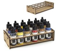 PROSCALE Soporte organizador pinturas modelismo y miniaturas. Kit mesa de trabajo vallejo bote pinturas pinceles vallejo acrilico miniaturas warhammer modelismo maquetas (26 mm)