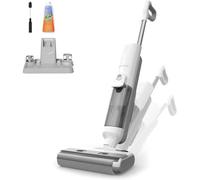 Proscenic F10 Ultra+ Aspiradora Escoba sin Cable en Seco y Húmedo, 60 Min de autonomía, Autolimpieza, Limpia Esquinas y Bordes, para Suelos Duros, Pelo de Mascotas, Diseño de Inclinación de 180°