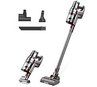 Proscenic P11 - Aspirador inalámbrico para aspiradora (460 W, 30000 Pa, con pantalla táctil, autonomía de 53 minutos, 3 velocidades y 4 cepillos para suelo/pelo de animales/alfombra