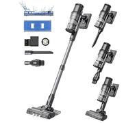 Proscenic P11 Mopping Aspiradora sin Cable 35KPA/500W/50Min, Aspira y Friega 2 en 1 Potente y Vertical, Tanque Agua 340ML, Aspiradora Escoba Antienredos para alfombras/Cortinas/pelos de Mascotas