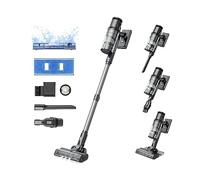 Proscenic P11 Mopping Aspiradora sin Cable, Aspira y Friega, Aspiradora Escoba Potente 35KPA, Tanque Agua 340ml, Pantalla táctil, Alfombra/Cortina/Pelo Mascotas