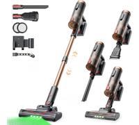 Proscenic P11 Ultr Aspiradora sin Cable 50KPa/500W/50Min, Ligera y Autónoma, Aspiradora Escoba Vertical Potente con Luz Verde, Cepillo Antienredos y Pantalla LED, Alfombras/Suelos/Pelo de Mascotas