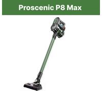 Proscenic P8 Max Aspirador Inalámbrico - Alta Aspiración, Cabezal LED, HEPA