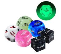 Prosixtoy 6 Dados Sexo con Posiciones Sexo - Juego Eróticos Dados de Fiesta Sexo - Brillan en la Oscuridad Juego de Dormitorio Dados Sexo Eróticos, Juguete Sexo Divertido para Pareja, Hombres, Mujeres