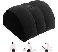 Prosixtoy Almohada de Posición Sexo Consolador Montura - Almohada Sexo Inflable Juguete Sexual para Parejas Juegos Sexo para Adultos Cojín Posición Punto G Muebles Sexuales para Parejas Mujeres(Negro)