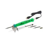 Pro'sKit Herramienta de postprocesamiento 3D - Soldador alimentado por USB en kit completo para acabado, reparación y acabado, especialmente para impresiones 3D