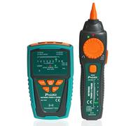 Pro'sKit Soluciones de herramientas MT-7028 Red de tóner y sonda Kit continuity, pantalones cortos, opens and crossover on RJ45 Lan cable Cat 5、5e、6、7 (UTP/STP)、RJ11/12 Cable de teléfono Cat. 3 (2/4/6