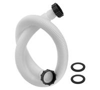 PROSOCOOL Manguera de bomba de piscina de 59 pulgadas compatible con filtro de arena de bomba de piscina Intex, conector de manguera para piscinas sobre el suelo