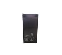 Prosofa Papelera Negro, Restaurantes, Fast Food, Cafeterías, Profesionales con Bandeja de Pvc Incluido 75L