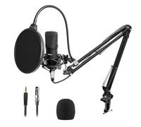 ProSound Micrófono XLR con Kit de Brazo de Brazo, Condensador, patrón Polar cardioide