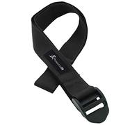 ProsourceFit Cinch Buckle Correa de Yoga con Hebilla, Unisex-Adult, Black, One Size
