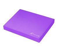 ProsourceFit Exercise Balance Pad - Large Cushioned Non-Slip Foam Mat & Knee Pad for Fitness, Stability Training, Physical Therapy, Yoga 15"x19", Purple