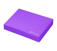 ProsourceFit Exercise Balance Pad - Non-Slip Cushioned Foam Mat & Knee Pad for Fitness and Stability Training, Yoga, Physical Therapy Purple - L - (15.5" x 12.75")