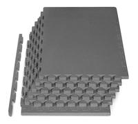 ProsourceFit Extra Thick Puzzle Exercise Mat ¾” and 1", EVA Foam Interlocking Tiles for Protective, Cushioned Workout Flooring for Home and Gym Equipment