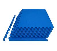 ProsourceFit Extra Thick Puzzle Exercise Mat ¾” and 1", EVA Foam Interlocking Tiles for Protective, Cushioned Workout Flooring for Home and Gym Equipment