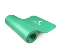 ProsourceFit Extra Thick Yoga and Pilates Mat 1/2” (13mm), 71-Inch Long High Density Exercise Mat with Comfort Foam and Carrying Strap, Green