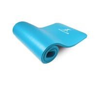 ProsourceFit Extra Thick Yoga and Pilates Mat ½” (13mm) or 1" (25mm), 71-inch Long High Density Exercise Mat with Comfort Foam and Carrying Strap, Aqua