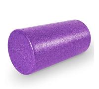 ProsourceFit High Density Foam Rollers 12 - inches long, Firm Full Body Athletic Massager for Back Stretching, Yoga, Pilates, Post Workout Trigger Point Release, Purple