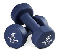 ProsourceFit Neoprene Dumbbell Coated for Non-Slip Grip, 8 lb