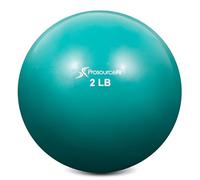 ProsourceFit - Pelotas de ejercicio de tonificación con peso para pilates, yoga, entrenamiento de fuerza y terapia física, 2 libras a 8 libras, codificadas por colores