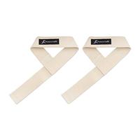 ProsourceFit ProSource ps-1166-strap-beige Weight Lifting Straps Beige Correas, Unisex-Adult, One Size