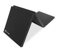 ProsourceFit Tri-Fold Folding Exercice Mats in Esterilla de Ejercicio Plegable de Tres Pliegues 6 x 2, Unisex Adulto, Black, Negro