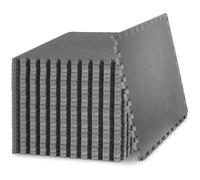 ProsourceFit Weaved Pattern Extra Thick Exercise Puzzle Mat ¾-inch, EVA Foam Interlocking Tiles for Protective, Cushioned Flooring for Home and Gym Equipment; Grey, 96 SQ FT, 24 Tiles