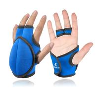 ProsourceFit Weighted Gloves Set, 2 LB Pair / 1 LB Each, Neoprene Hand Weights for Walking, Cardio, Aerobics, Boxing, Toning, and Sculpting, Blue