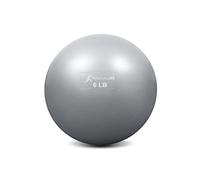 ProsourceFit Weighted Toning Exercise Balls for Pilates, Yoga, Strength Training and Physical Therapy, 2 LB to 8 LB, Color Coded