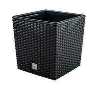 Prosper Plast DRTS200l-S433 - Rato Bajo de la Maceta, Color Gris, 20 x 20 x 20,2 cm, Set de 2 partes (con olla de inserción)
