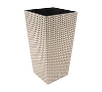 Prosper Plast drts325 - 7529u 32,5 x 32,5 x 61 cm Rato Cuadrado Maceta - Mocca