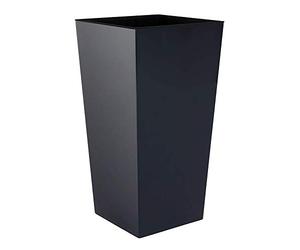 Prosper Plast durs125 - s433 12.6 x 12.6 x 20 cm Urbi Square maceta - color gris