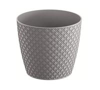 Prosper Plast Maceta Orient 2l., Dimensiones (mm) 157x157x138, Color Gris Piedra