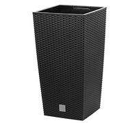 Prosper Plast Maceta Rato de 7.2 litros con inserto 17 x 17 x 32.4 cm en color antracita, 7.2 L