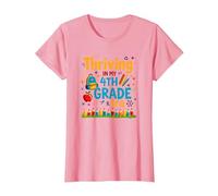 Prosperando en mi era de Cuarto Grado Camiseta, Mujer, Rosado, L