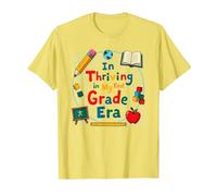 Prosperando en mi era de Primer Grado Camiseta, Hombre, Limón, XXL