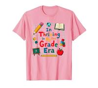 Prosperando en mi era de Primer Grado Camiseta, Hombre, Rosado, XXL